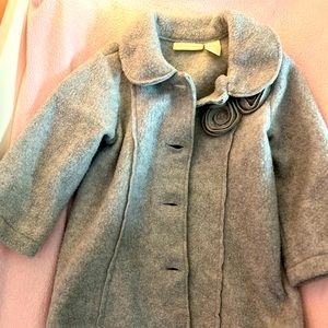 Baby Girl Fleece Dress Coat 12 Months